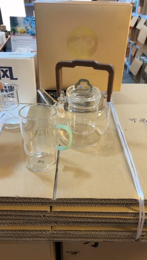 【闪购商品】禾器-灵韵壶-双内胆+风谜鹭可杯浅玉色