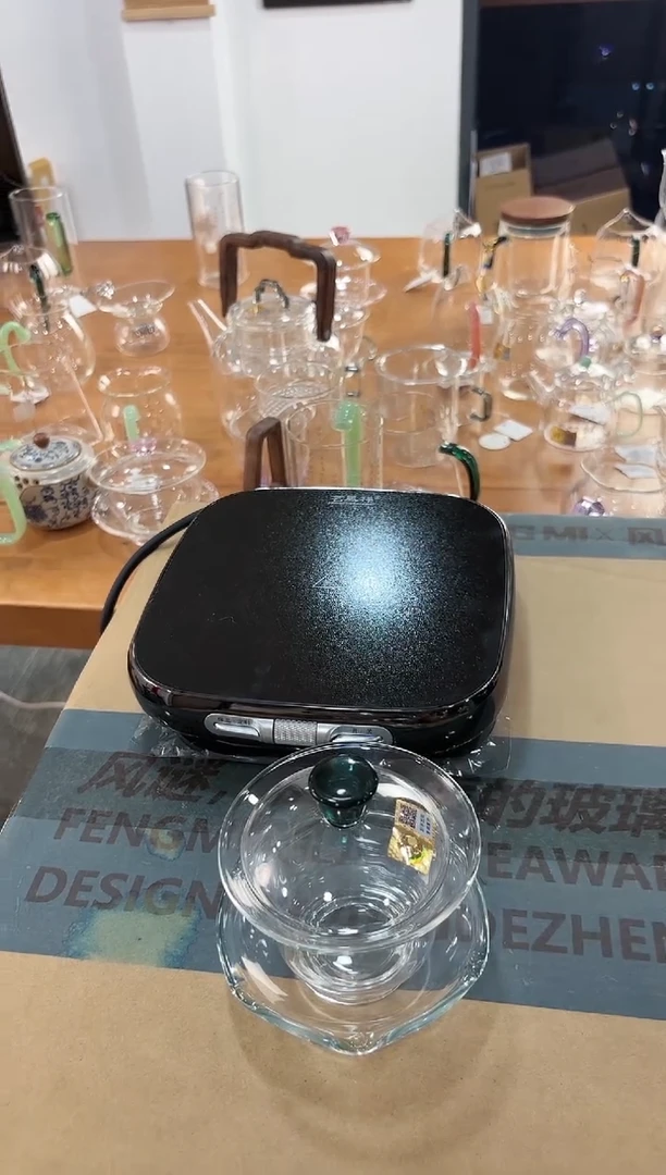 【闪购商品】禾器-沁莲盖碗-墨绿色