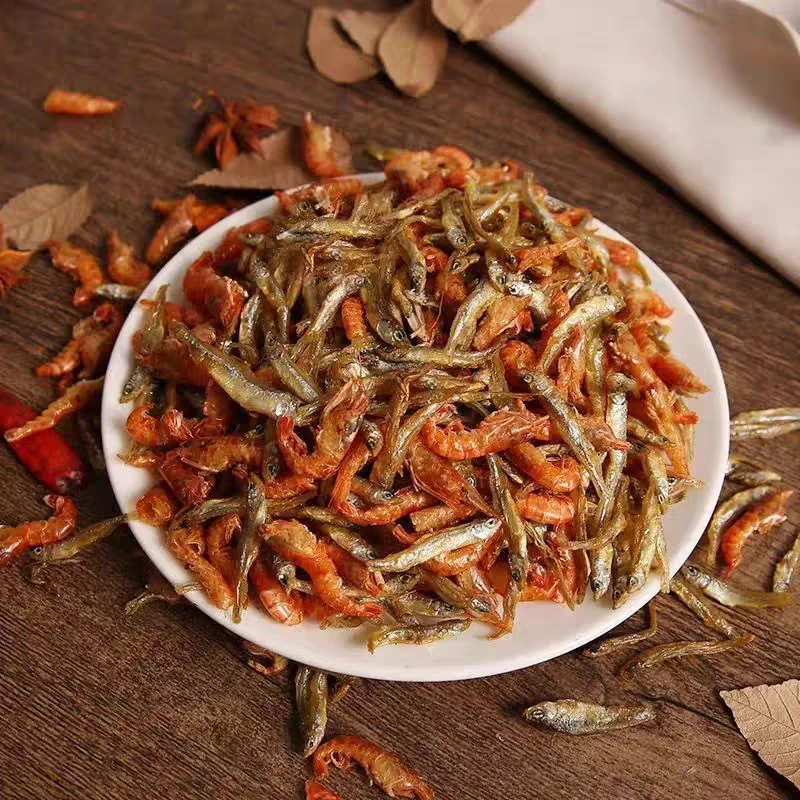 小鱼小虾干活小鱼干小虾干特产混合装农家自晒