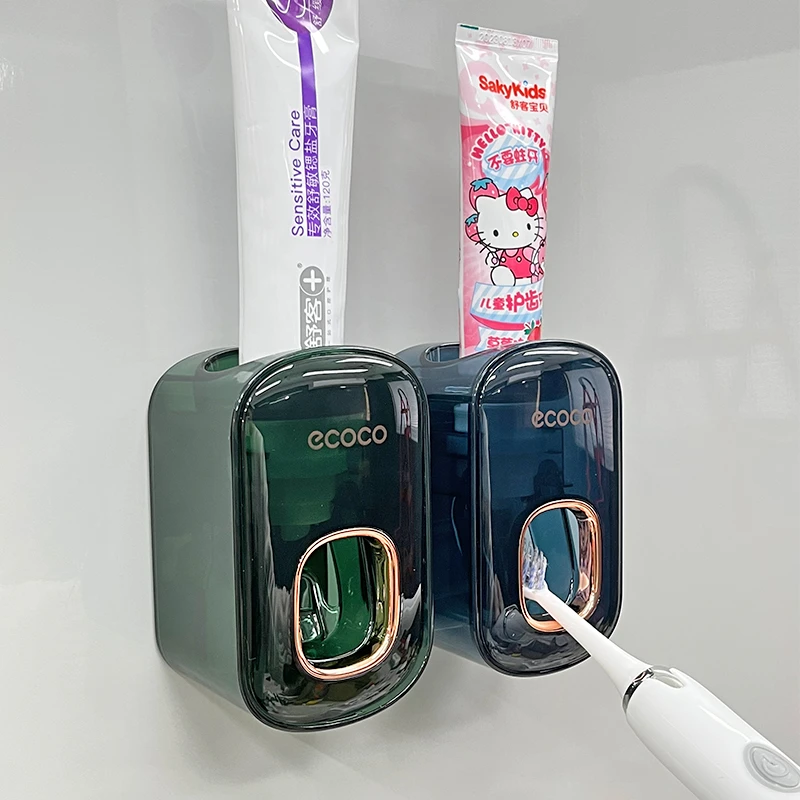 卫生间壁挂式挤牙膏器全自动家用懒人成人儿童牙膏架牙膏按压神器