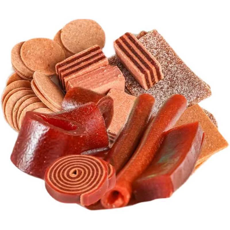 山楂卷果丹皮京卷山里红球糕铁山楂组合蜜饯年货糖果零山楂混合香