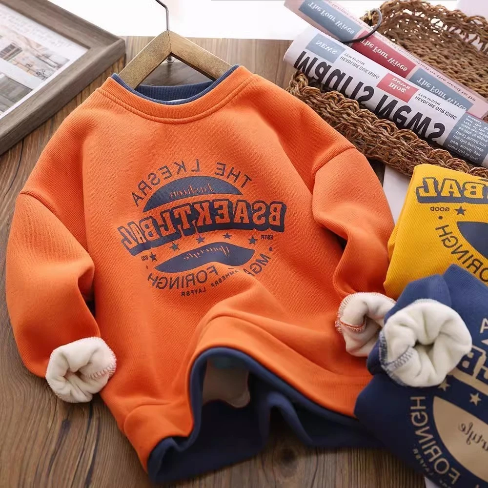 儿童卫衣中大童加厚直播间看款259