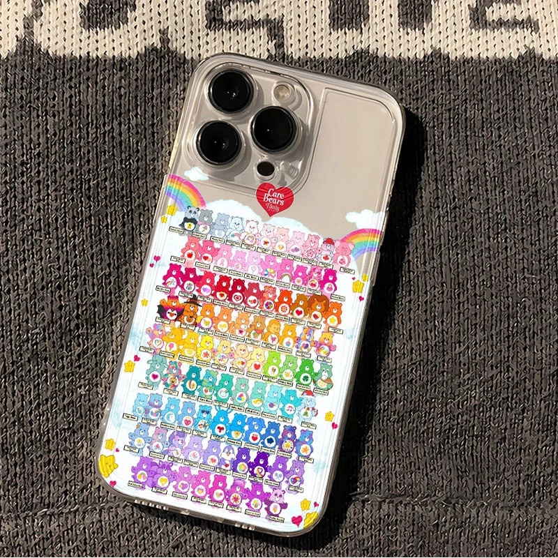 彩虹熊适用于苹果iPhone15/16promax华为手机壳软壳趣味x创意防摔