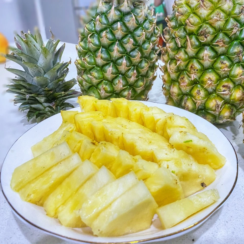 【家庭装】海南冬蜜凤梨8.5斤3-4个装，口感香甜惊叹的甜蜜