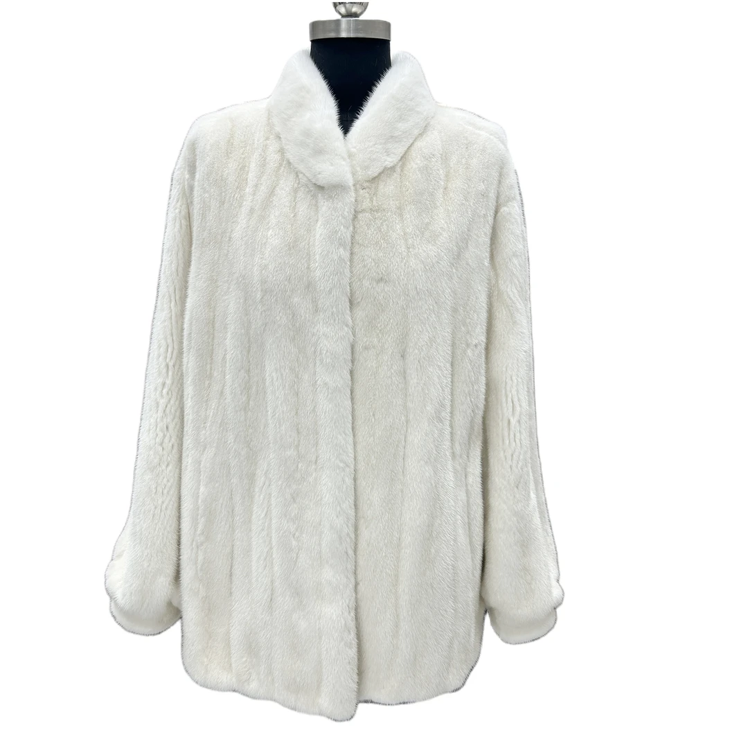 新款进口水貂女款时尚女士气质休闲百搭冬季保暖外衣