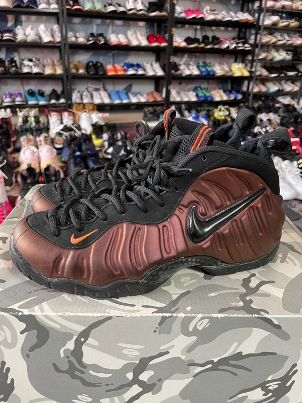 40.5码255/Nike Air Foamposite Pro 喷泡篮球鞋 新铜泡/公价1589