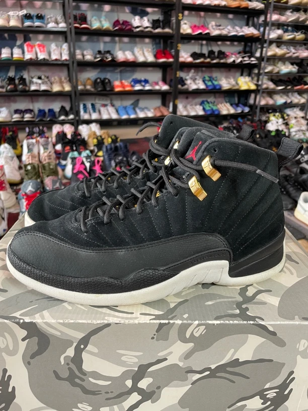 42.5码270/Air Jordan 12 全掌zoom air篮球鞋 反转金扣/公价1899