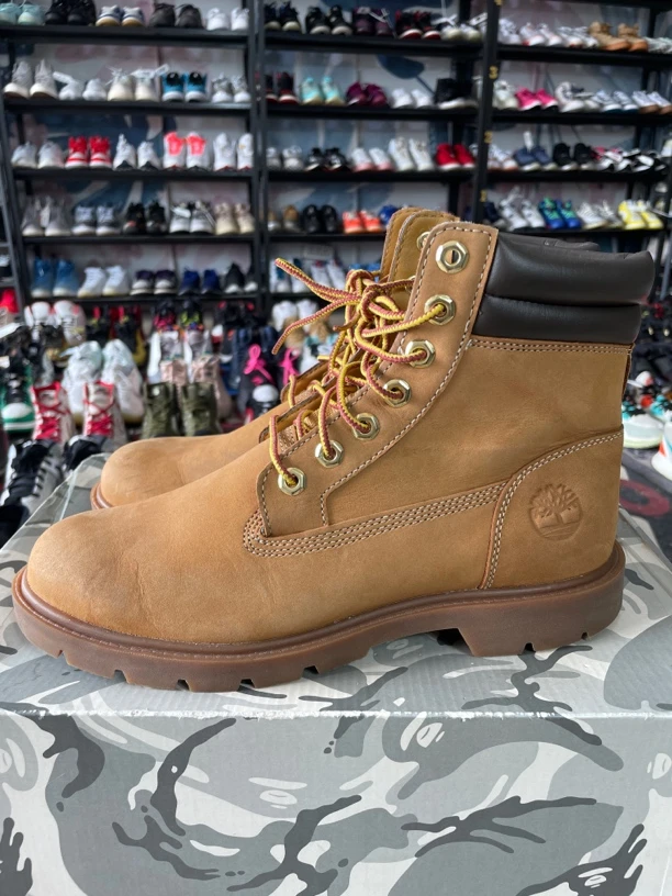 41码255/Timberland/添柏岚 短筒 户外 皮革 工装靴/公价929