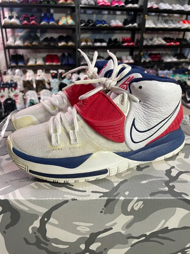 38码240/NikeKyrie6前掌Zoom篮球鞋美国独立日/公价1289 细节看图