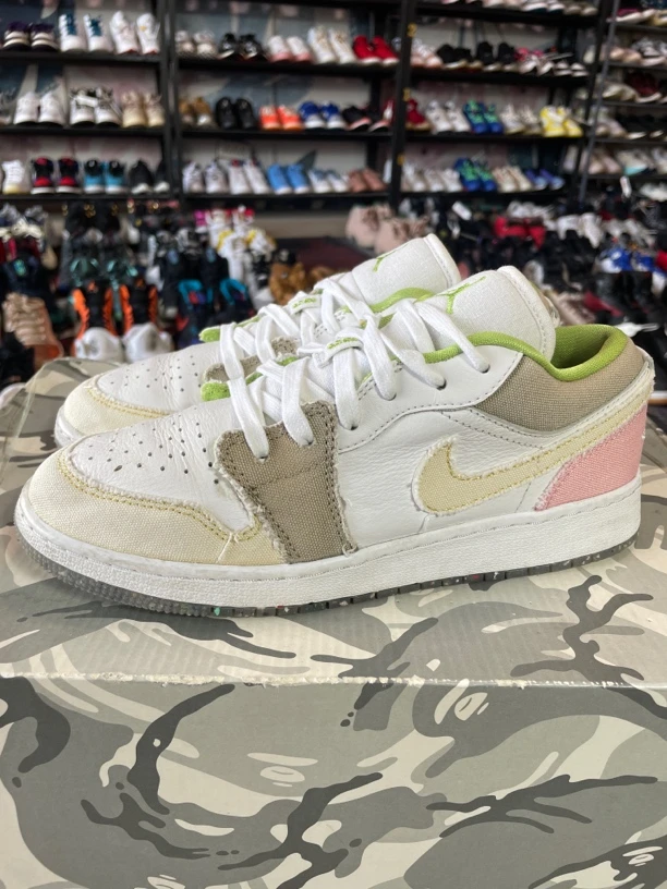 38码240/Air Jordan 1 休闲鞋 GS可回收材料/公价510