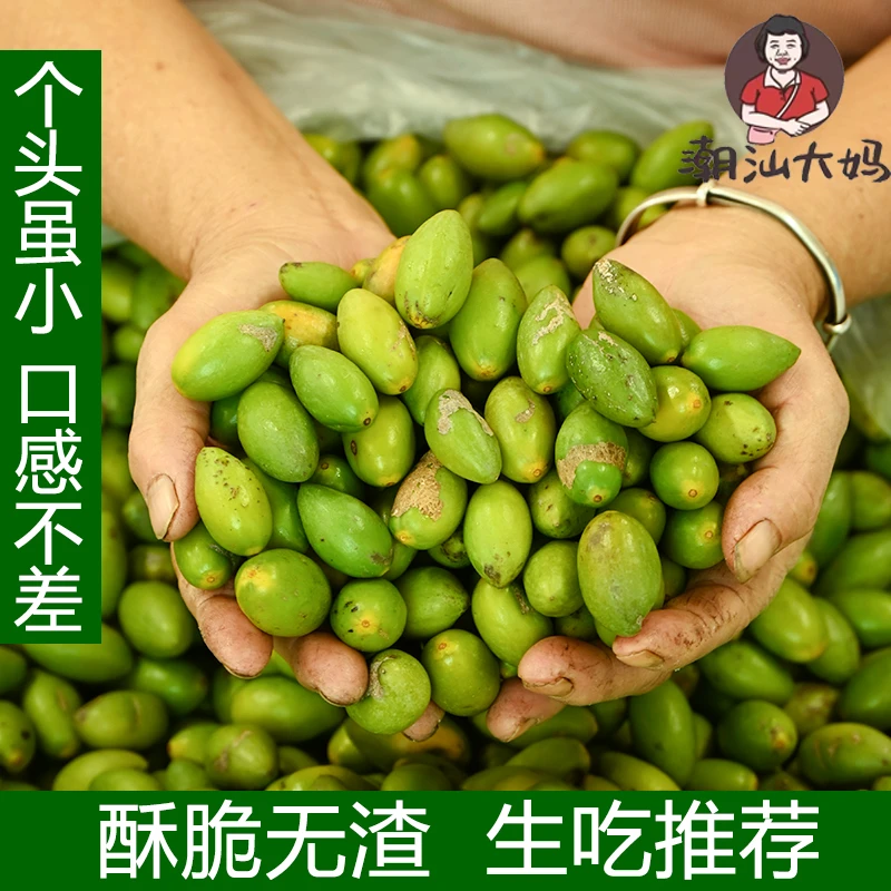 新鲜花皮青枣橄榄酥脆无渣青橄榄果生吃回甘孕妇当季水果一斤装