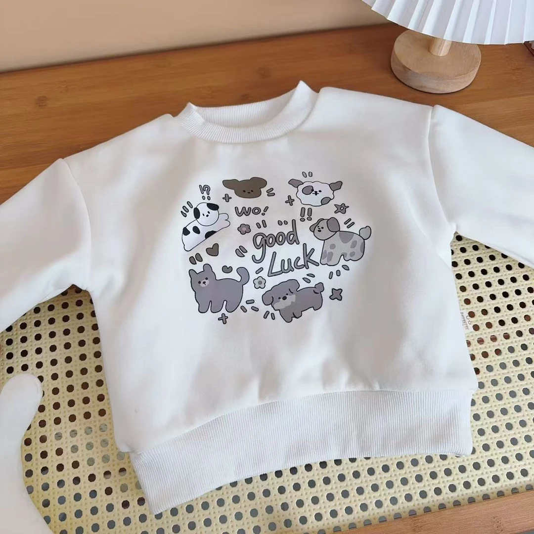 儿童加厚双层蚕丝卫衣（实物以直播间讲解为准）