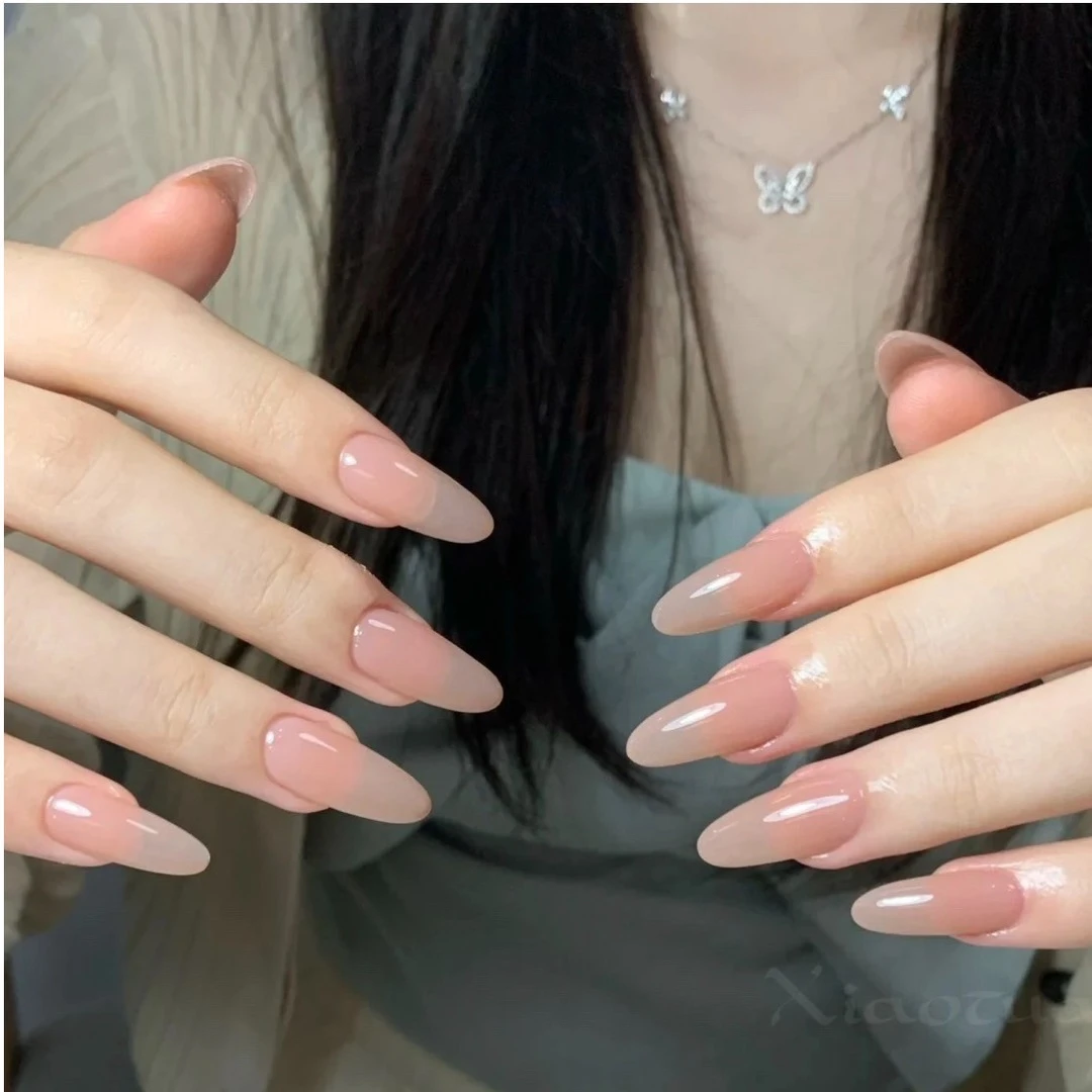 【华妃摸脸】纯手工穿戴甲美甲贴片可拆卸指甲贴片免烤冰透
