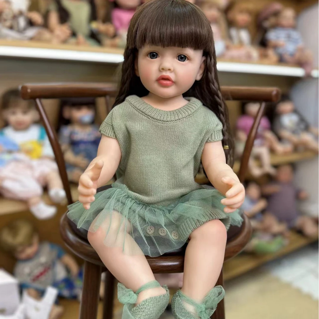 直播福利小花生娃娃换装娃娃55cm可下水洗澡