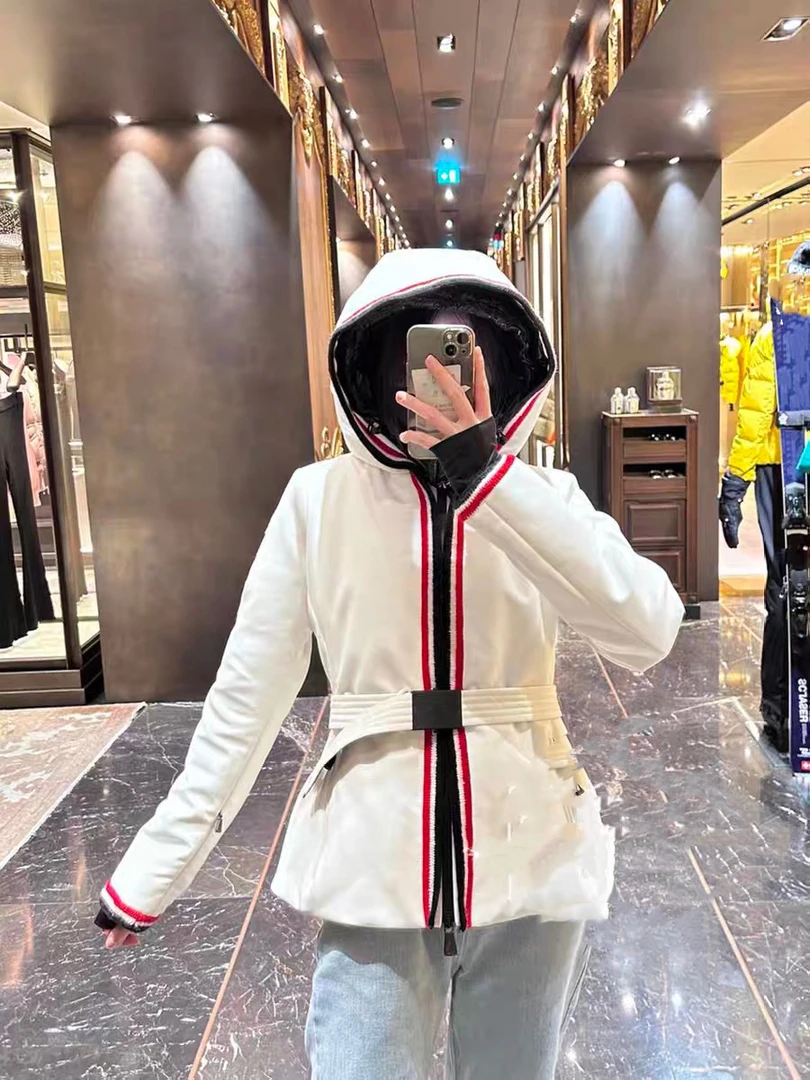 “收腰款滑雪服”拉链款修身羽绒外套亲子011908