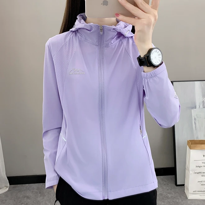 风雪狼夏季防晒衣女UPF50+防紫外线冰丝防晒服外套轻薄透气皮肤衣