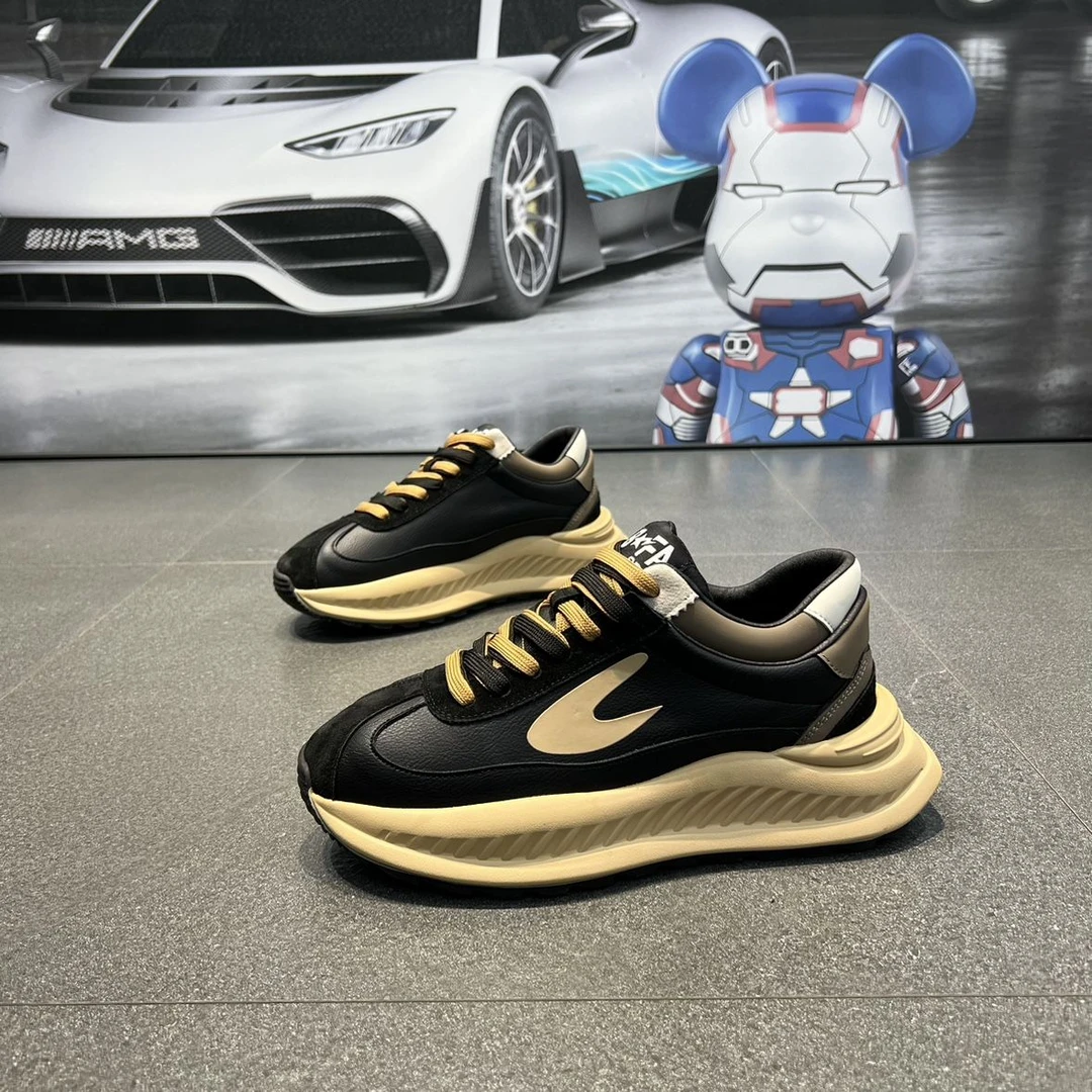 男鞋冬季潮流休闲运动鞋男款加毛绒保暖棉鞋厚底老爹潮鞋2024新款