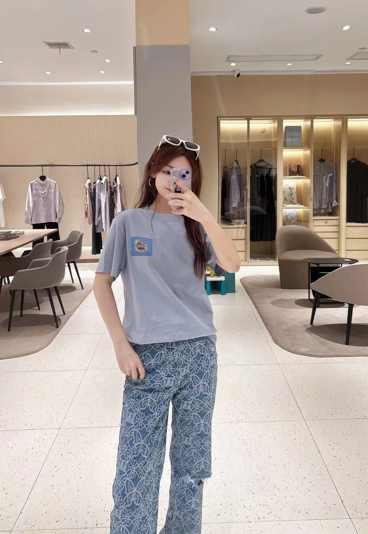 mithworld｜海盐蓝奔跑兔T恤