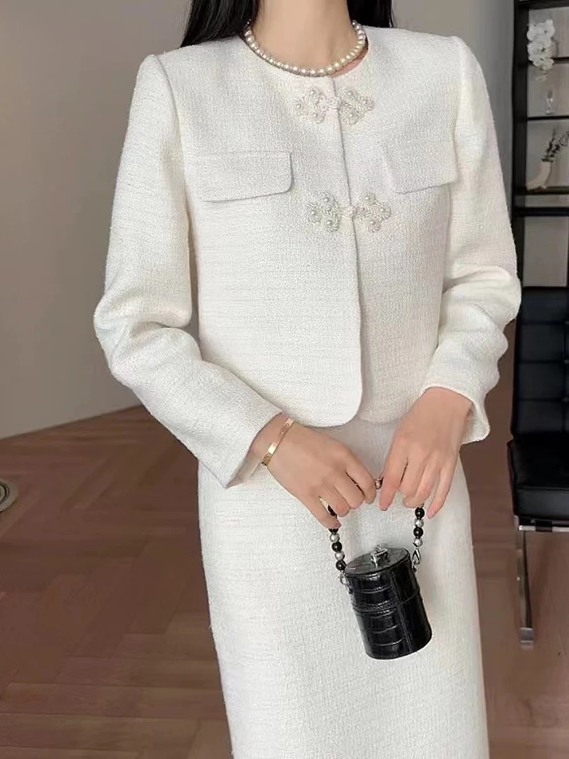 【龙哥专属】 D1F16219B 新款休闲百搭时尚优雅小香风套装 840