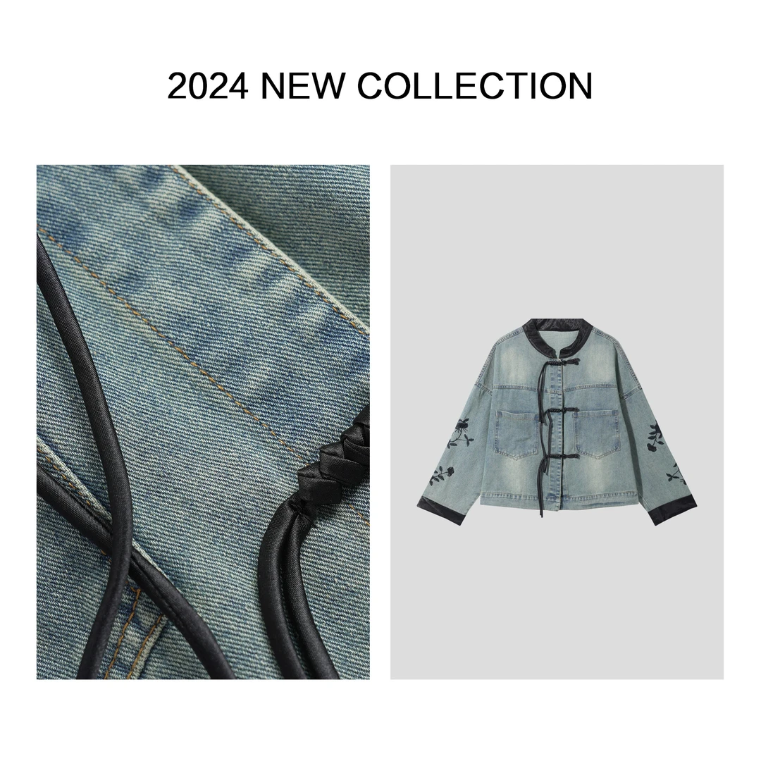 【龙哥专属】 W3F1060XB 女士秋季经典牛仔上衣 1337