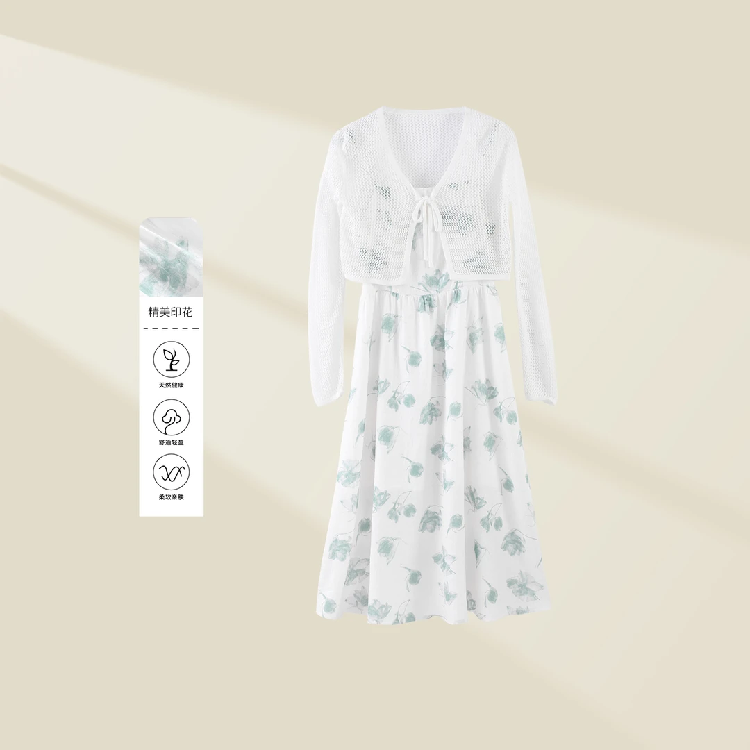 【龙哥专属】D3328012 时尚田园风新款连衣裙