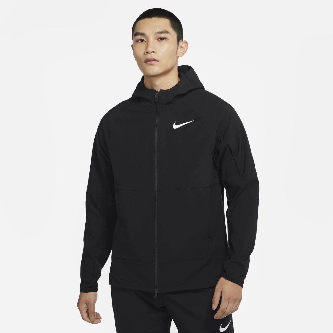 Nike耐克PRO男女薄绒训练夹克秋冬外套梭织运动叠搭DQ6594-010