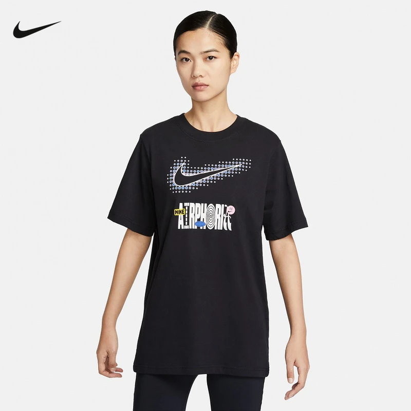 耐克（NIKE）2024夏女短袖针织衫 FV4263-010