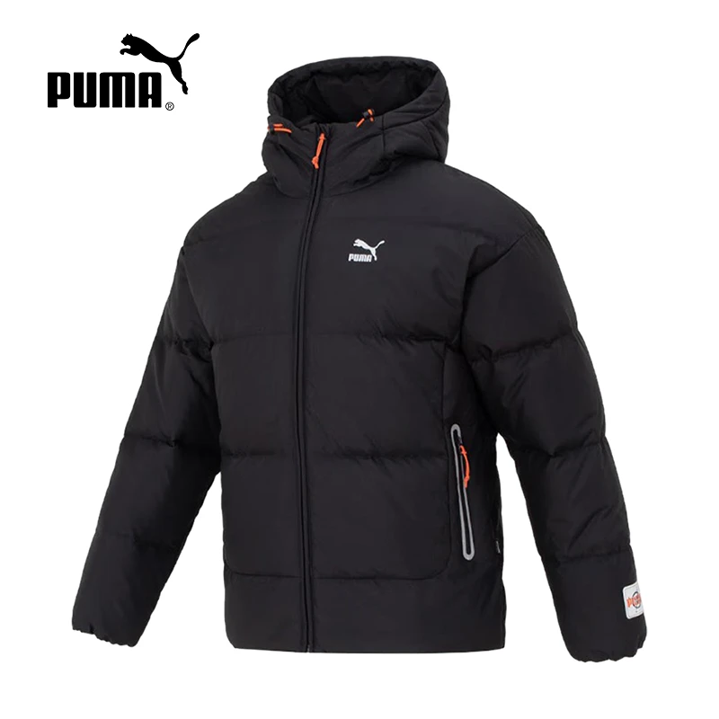 PUMA彪马连帽羽绒服男子厚外套2023秋冬新款保暖运动服624529-01