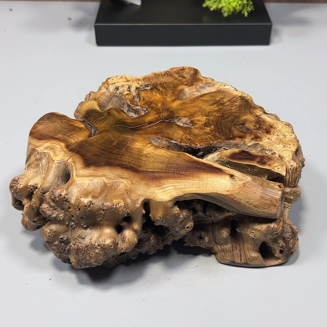 【闪购商品】麻梨疙瘩根雕敬*