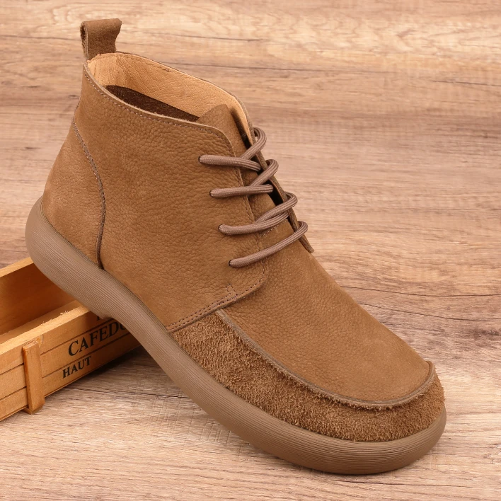 秋冬季新款工装鞋男复古高帮马丁靴休闲男鞋潮流百搭中帮靴子