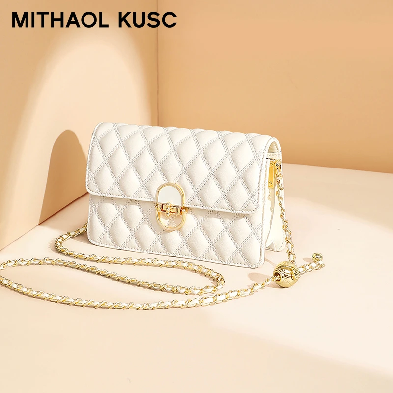 MITHAOL KUSC轻奢女包斜挎单肩包小众高级感通勤包生日礼物送女生