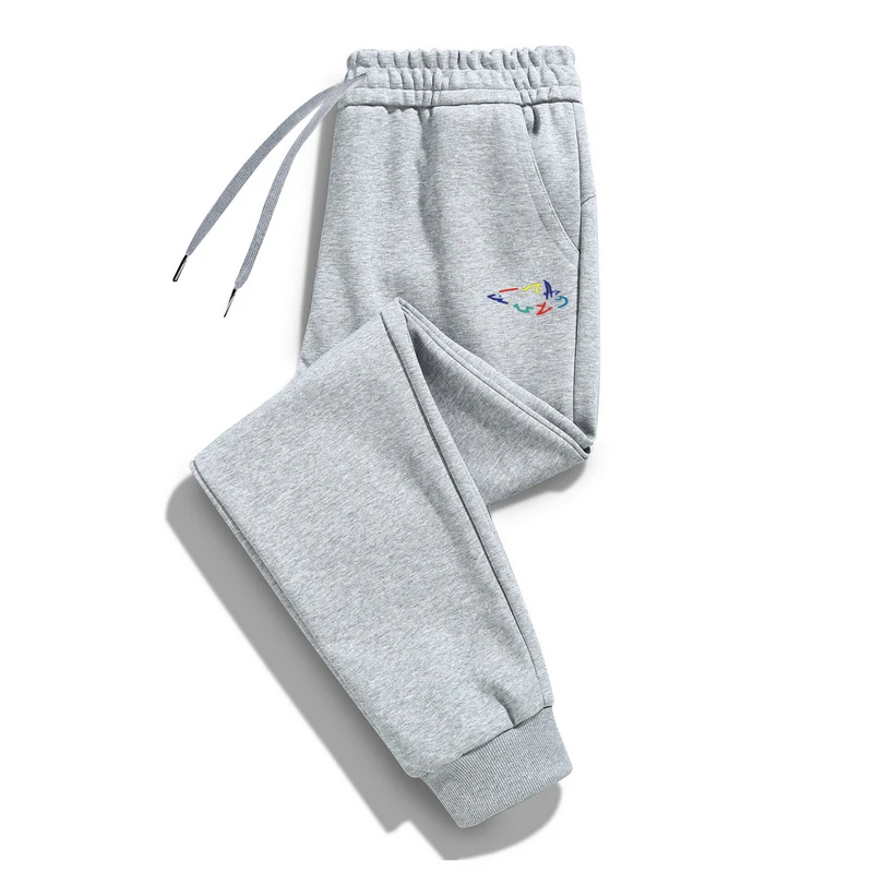 BRAVE&SHARK/勇士鲨鱼男款新款刺绣缩口秋冬休闲运动裤款宽松卫裤