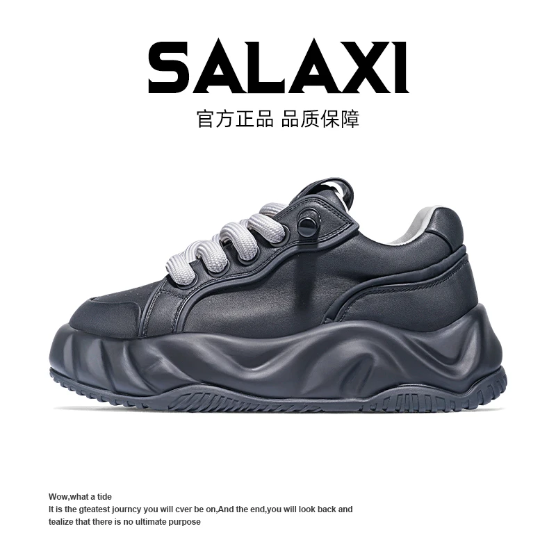SALAXI【情侣款】潮牌原创设计免系带情侣男女休闲鞋舒适百搭老爹