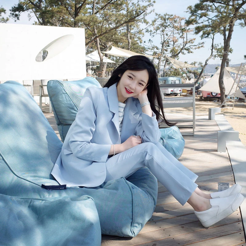 2025韩国新款休闲名媛小香风外套西装套装女时尚气质小西服两件套