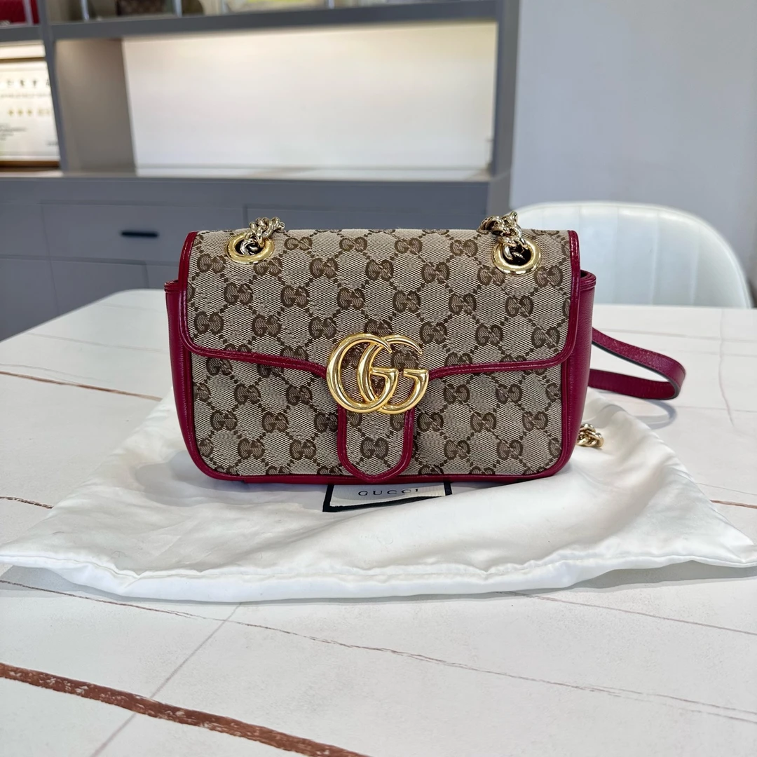 95新  【归集奢品】Gucci/马蒙22斜挎包