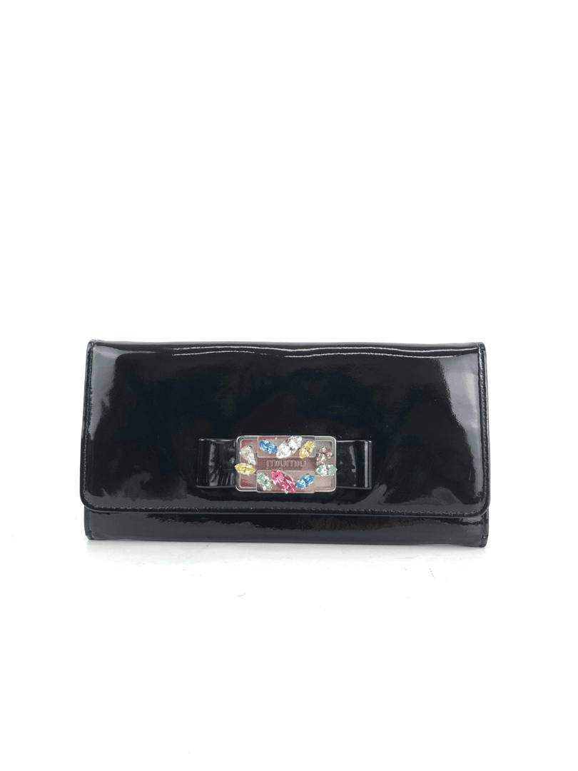 95新  【归集奢品】Miumiu/缪缪水钻长款钱包