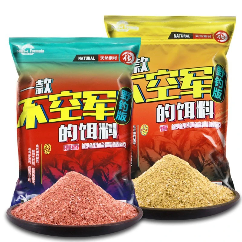 化氏不空军饵料4#鲫6号鲫浓腥香春季野钓鱼饵红虫鲫钢弹2鲤鱼套餐