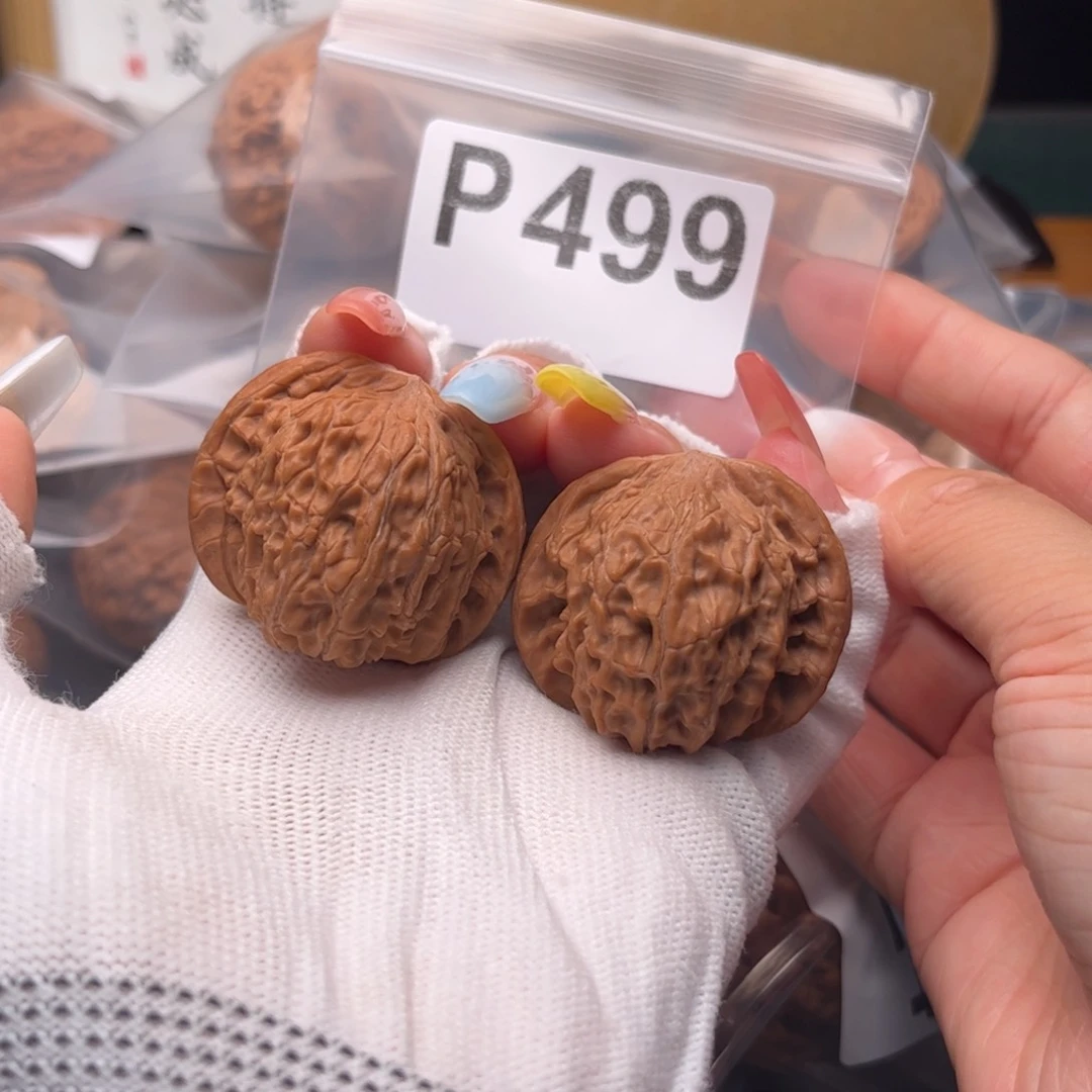 文玩核桃把件38歪磨p 499