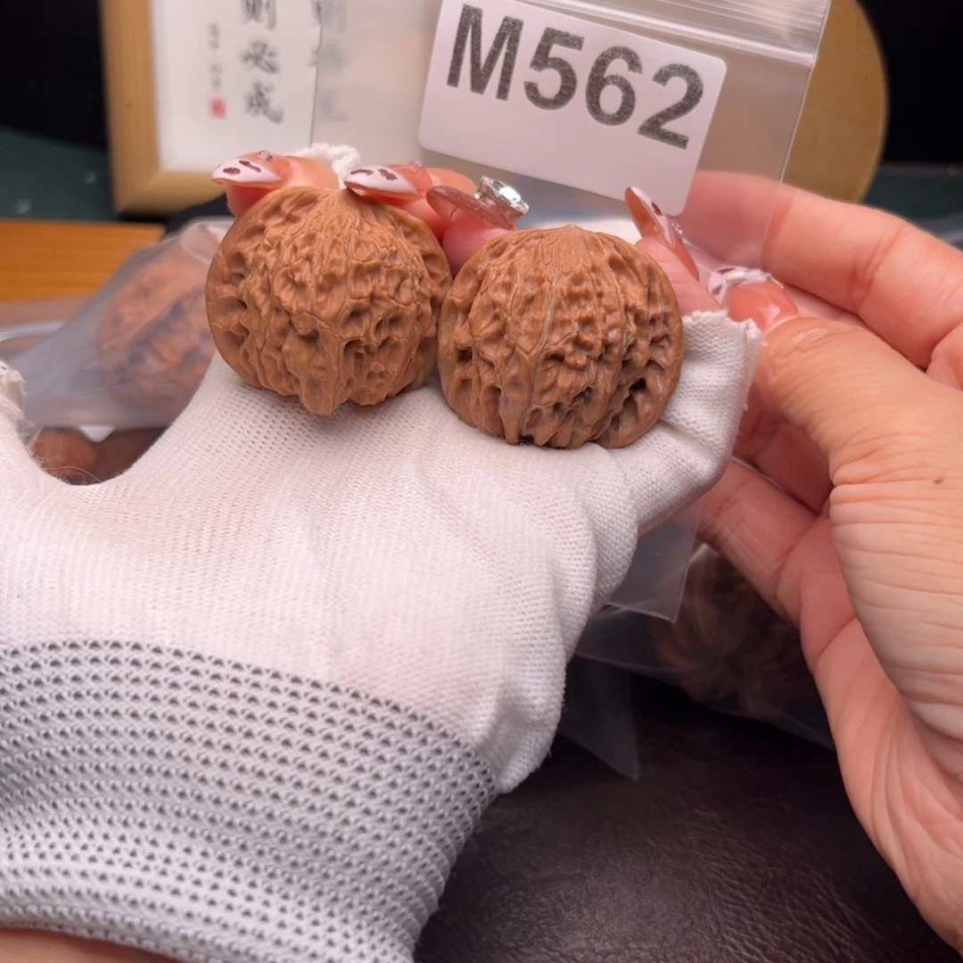 文玩核桃把件38磨盘m 562