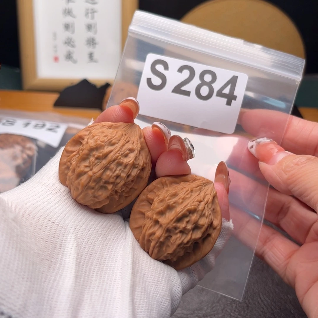 文玩核桃把件35七步沟s 284