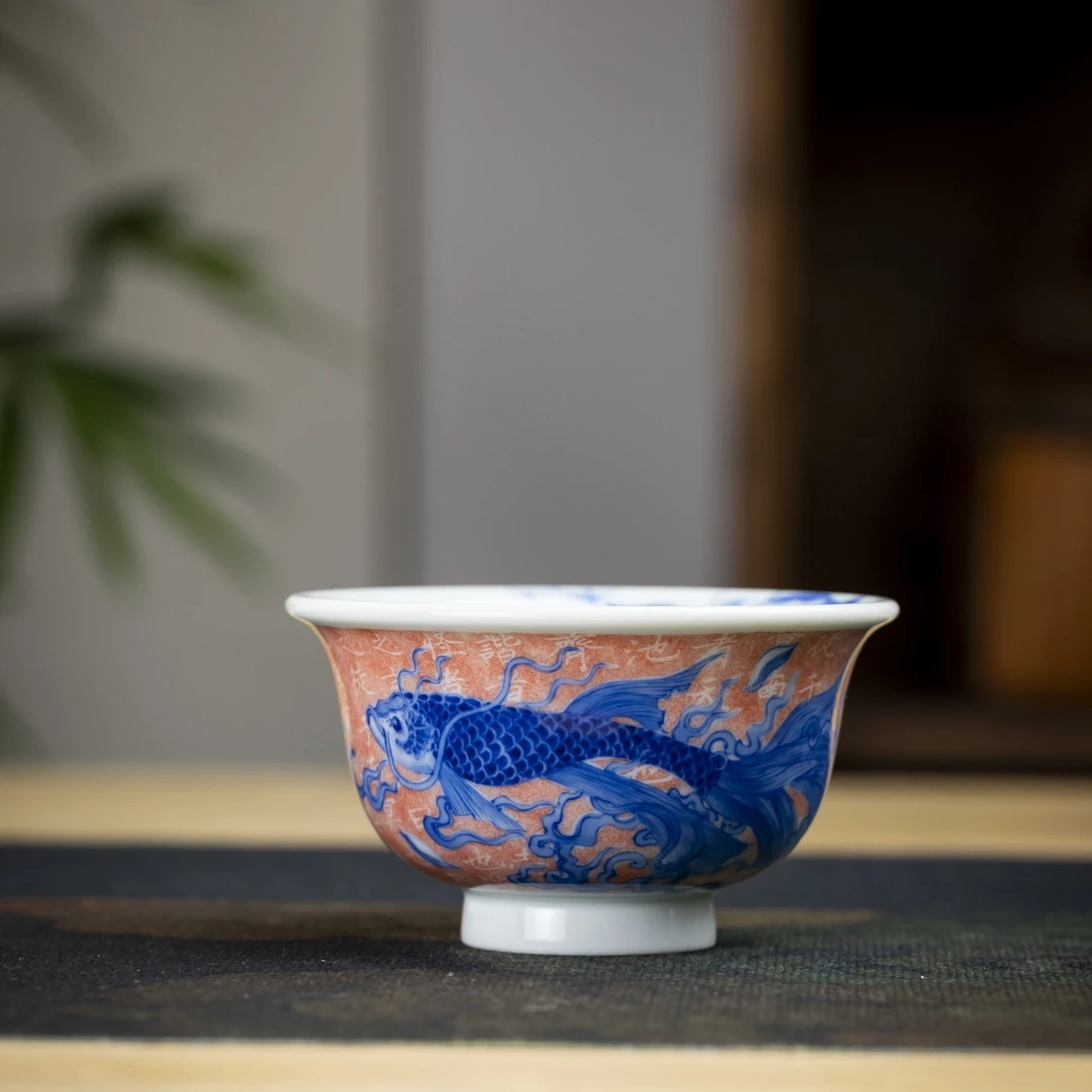 詺兮清窑  逍遥游压手杯 M