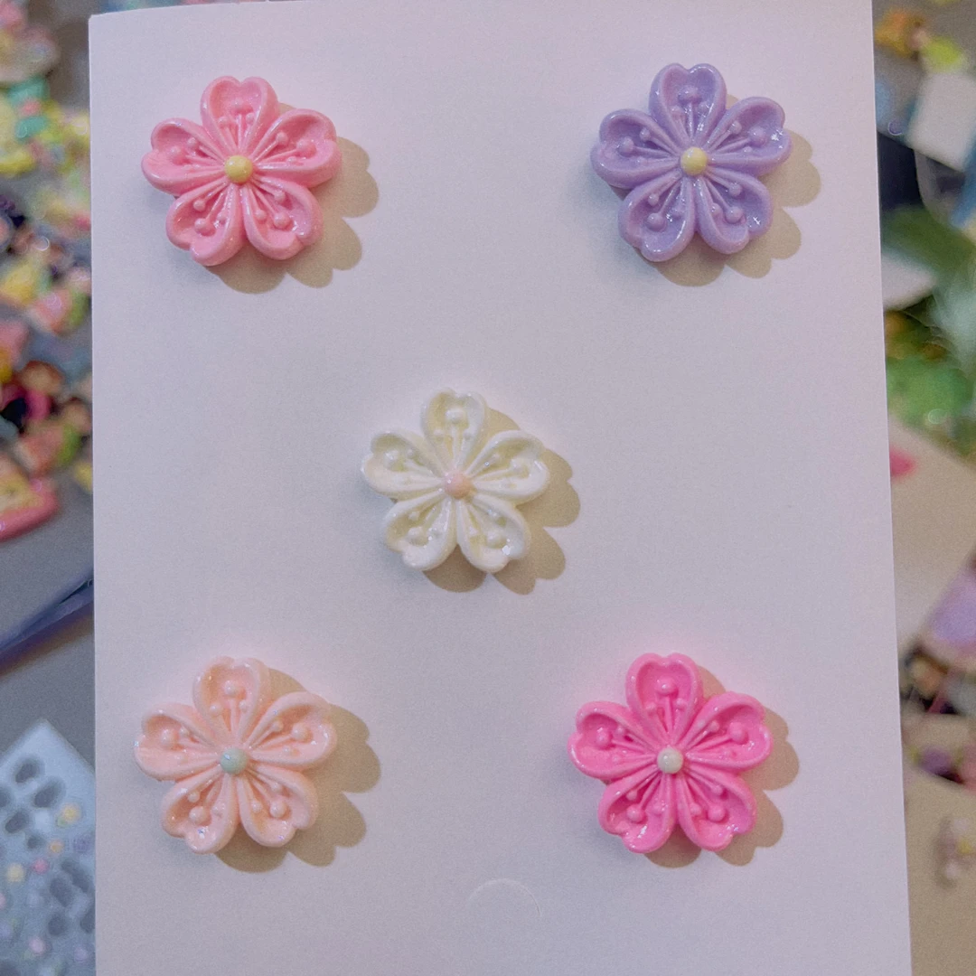 精致樱花树脂配件链接