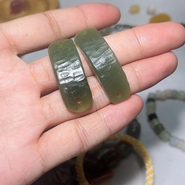 和田玉珠宝半成品未镶嵌