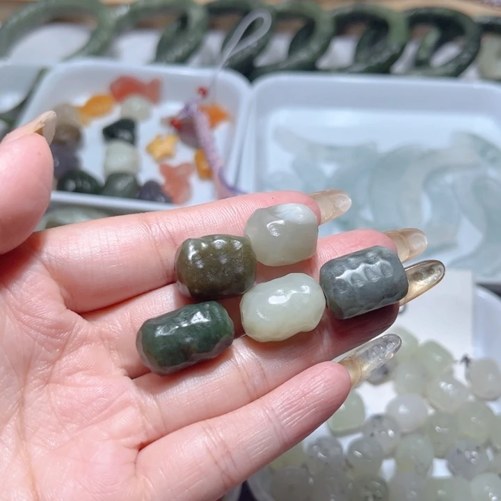 和田玉珠宝半成品未镶嵌