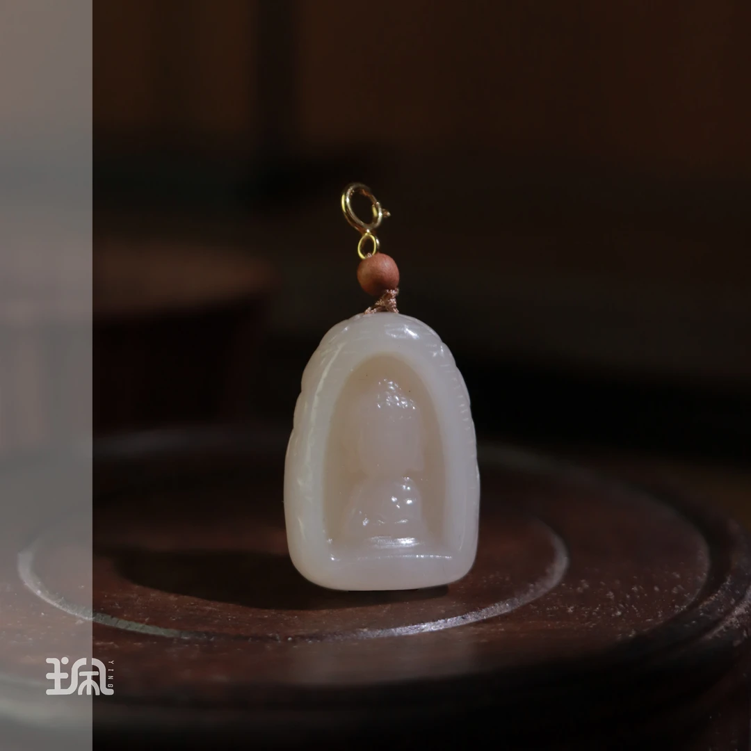 单坠/枕桐|和田玉*18K金镶嵌QB23112919多样性发其一