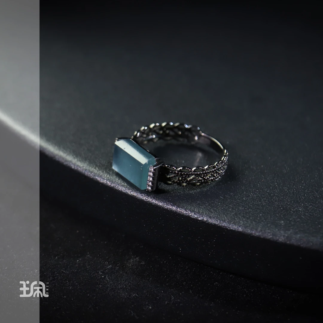 漫屿|翡翠*戒指*18K金镶嵌YAC23042902多样性发其一