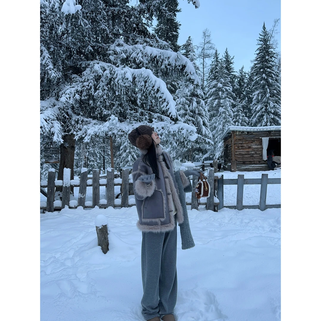 48H【超暖糯糯裤2.0】加长升级版加厚保暖百搭休闲直筒糯糯裤Au211