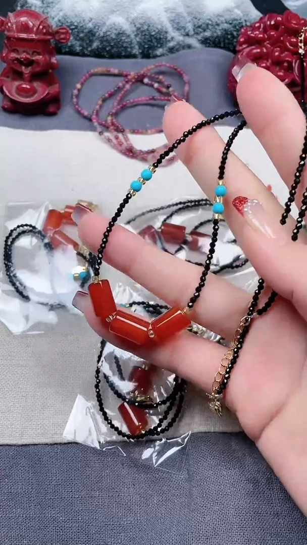 【闪购商品】南红玛瑙颈饰未镶嵌多样性发货拍一发一