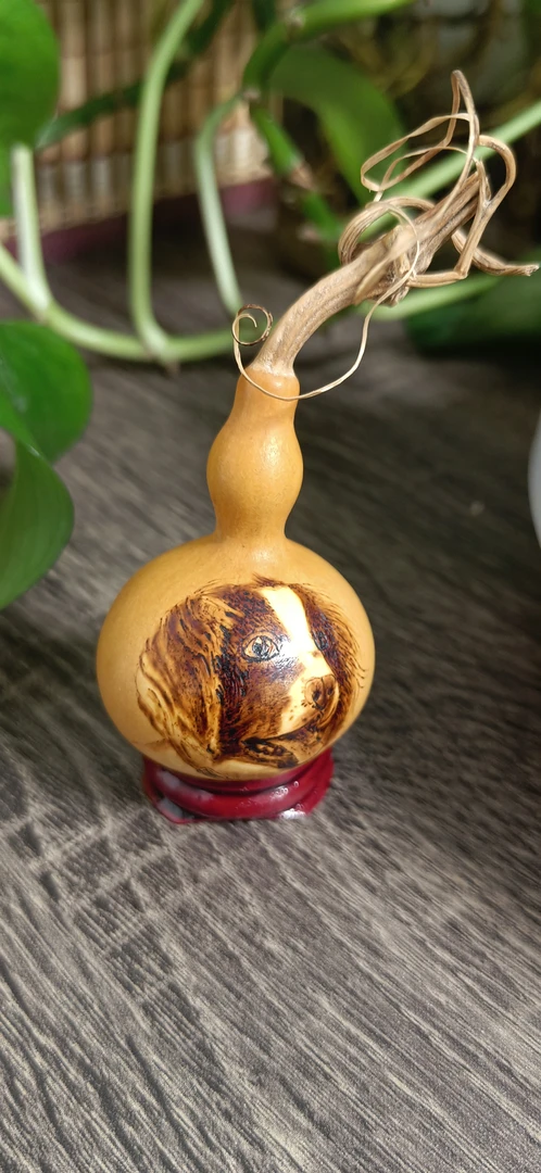 葫芦烙画—非物质文化遗产手把件—纯手工制作