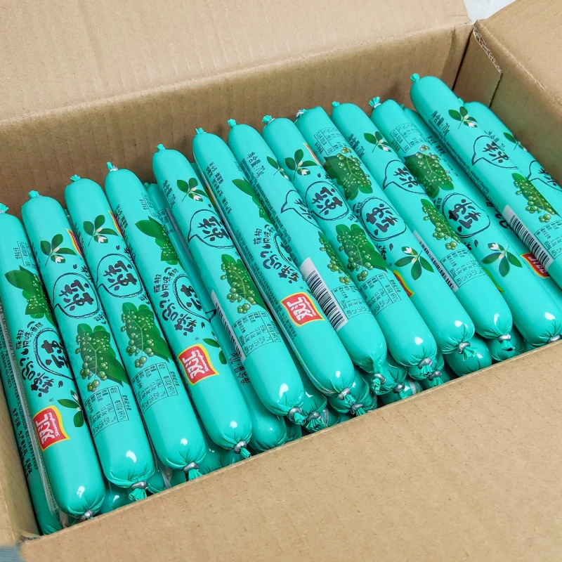 双汇辣吗辣藤椒风味香肠70g大支32g*10火腿肠即食小零食整箱批发